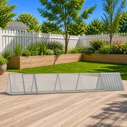 Specifications for Grey Galvanised Steel Rabbit Cage