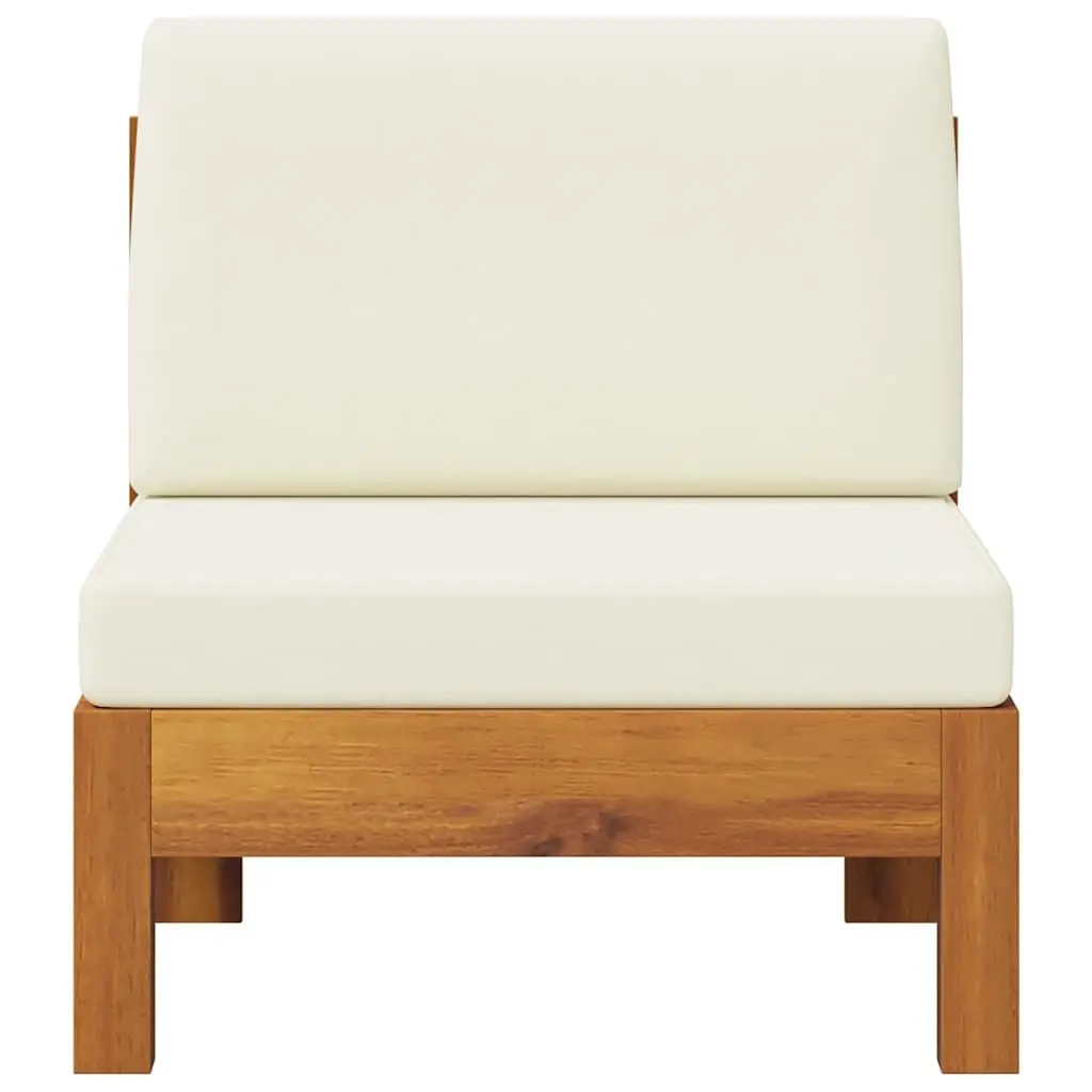 Solid Acacia Wood Middle Sofa Section