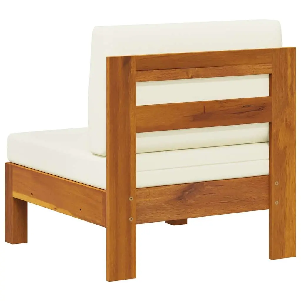 Solid Acacia Wood Middle Sofa Section
