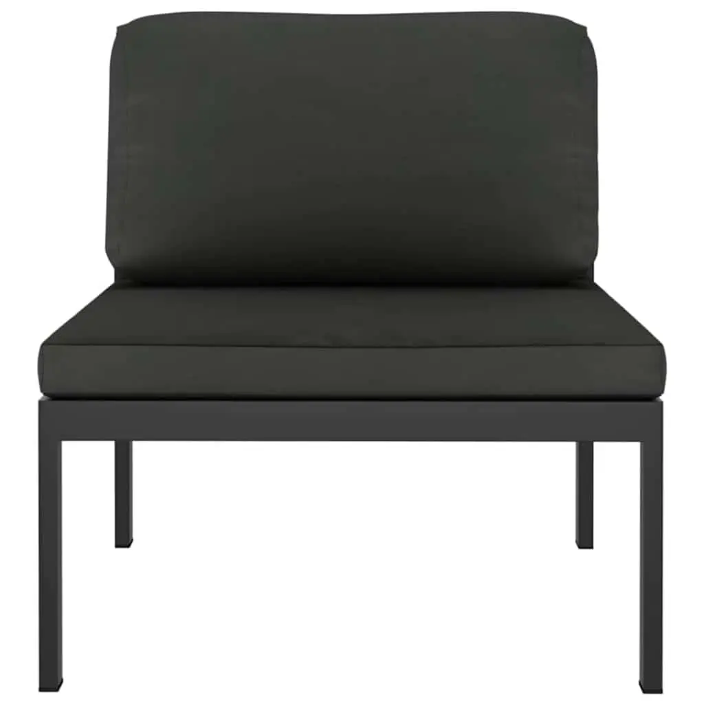 5-Piece Modular Garden Lounge Set, Anthracite