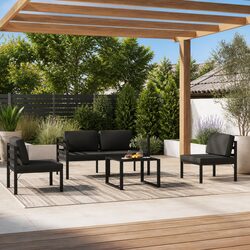 5 Piece Outdoor Lounge Set: Specifications and Features