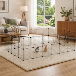 Specifications of 44-Panel Pet Cage with Door, 35x35 cm