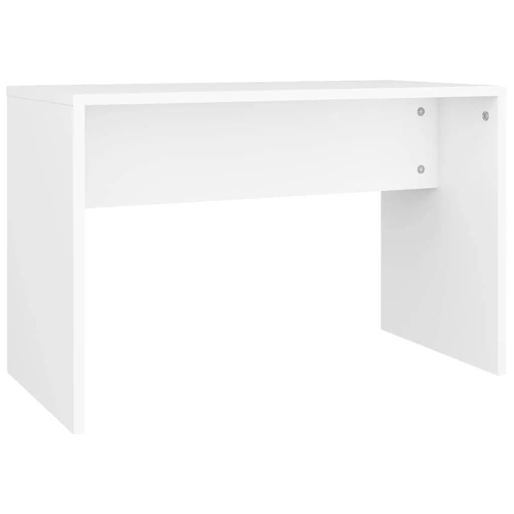 Dressing Table Set with LED Mirror White Bedroom Vanity Storage Stool Makeup