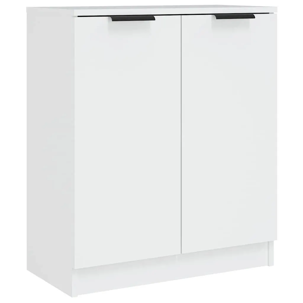 3-Piece White Sideboard Buffet Cabinet