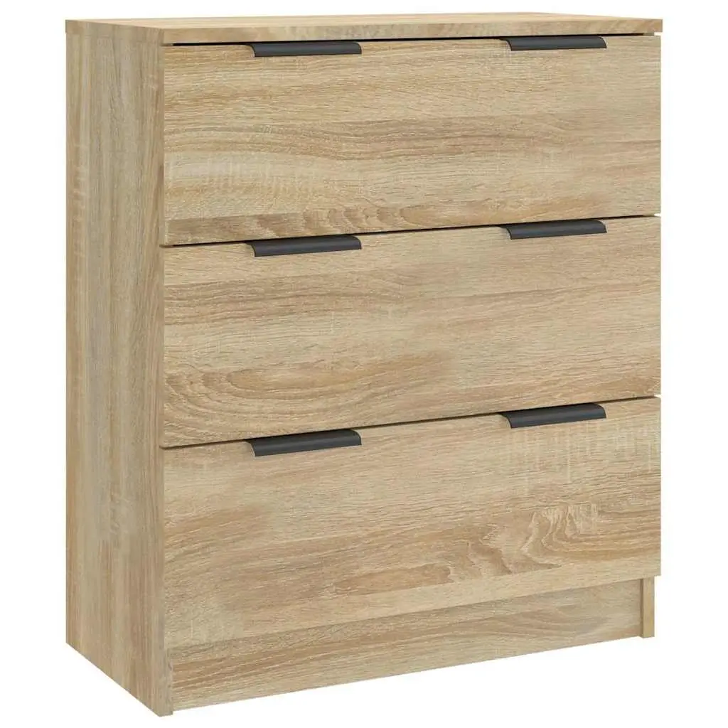 3 Piece Engineered Wood Sideboard Set