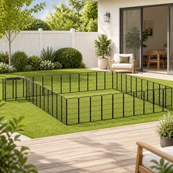 Specifications of the 46-Panel Black Dog Playpen