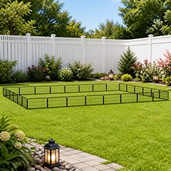Specifications of 28-Panel Black Steel Dog Playpen