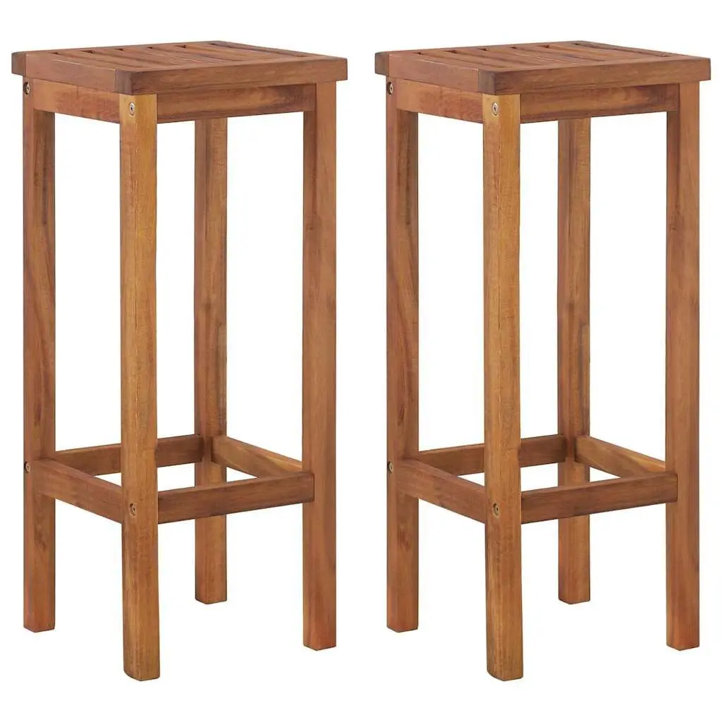 Garden Bar Set 3 Piece Outdoor Furniture Bistro Table Stools Patio Dining