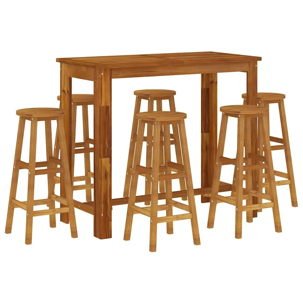 7 Piece Garden Bar Set