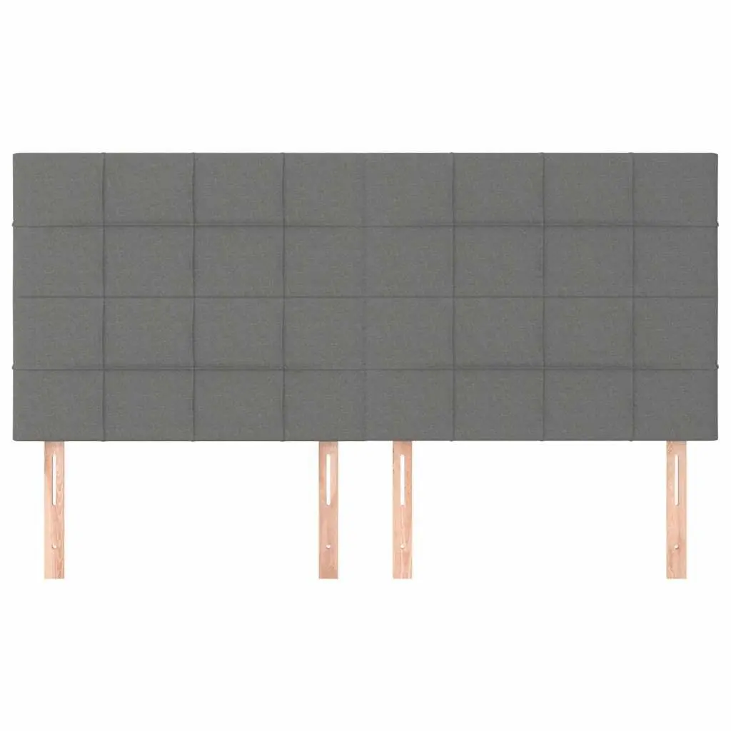 Dark Grey Fabric Headboard 200cm