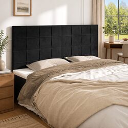 Specifications of Black Velvet Headboard 160cm