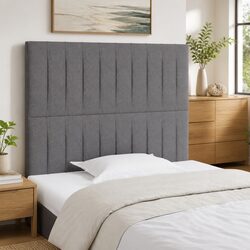 Grey Fabric Adjustable Height Headboard Specifications