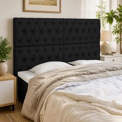 Black Fabric Headboard 160cm: Specs and Features