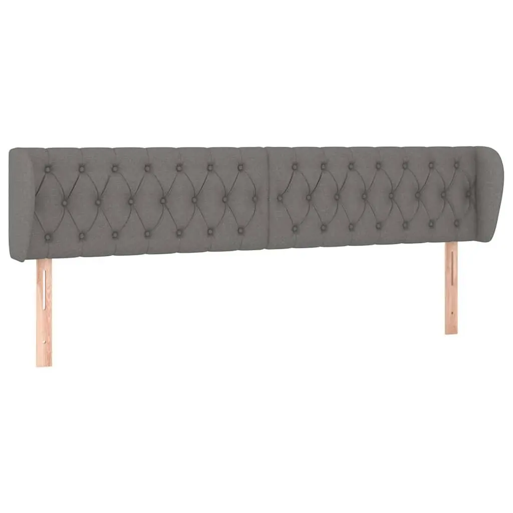 Headboard Bedroom 203cm Fabric Grey
