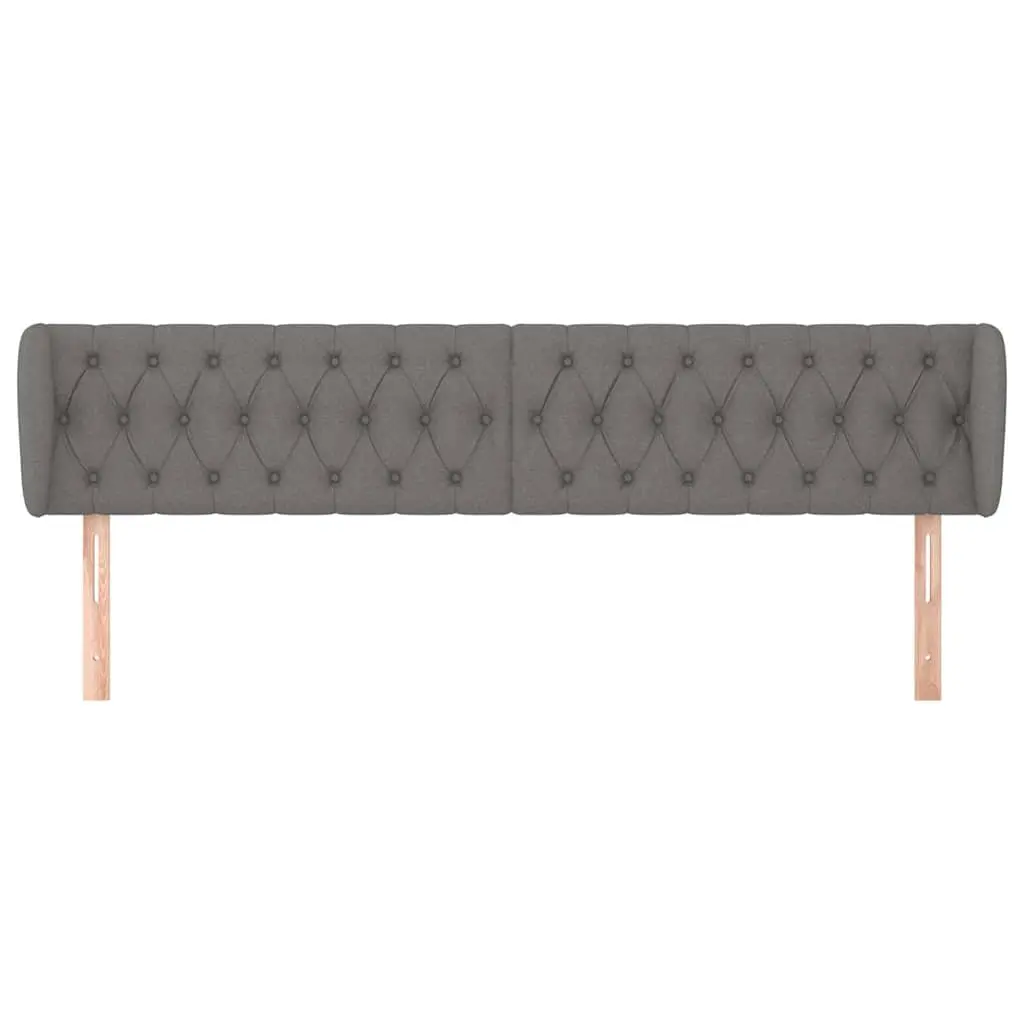 Headboard Bedroom 203cm Fabric Grey