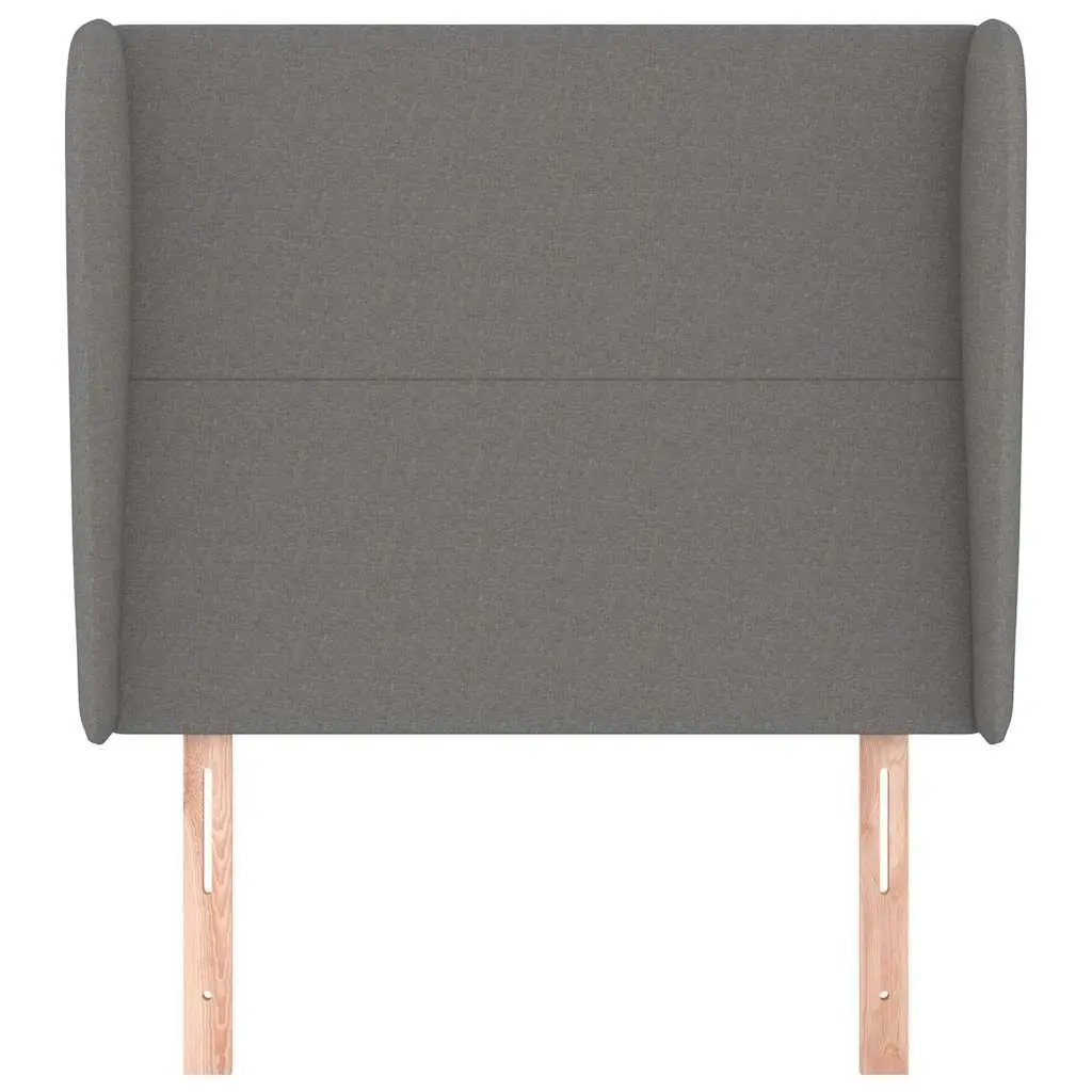 Headboard with Ears 83cm in Dark Grey