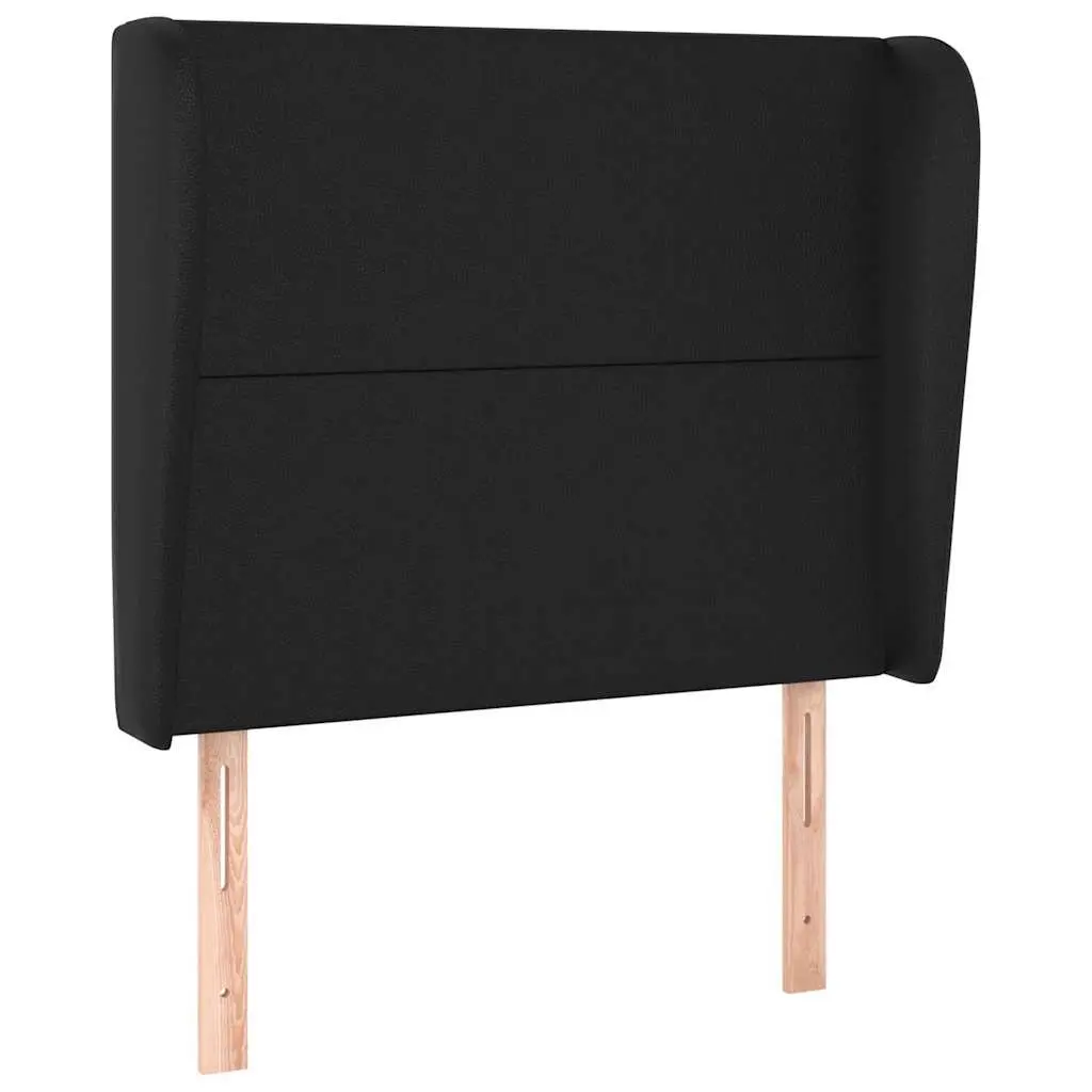 Faux Leather Headboard for Bedroom Black 83 cm