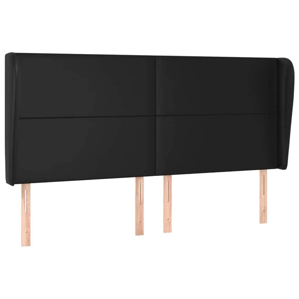 Faux Leather Headboard for Bed 163cm Black