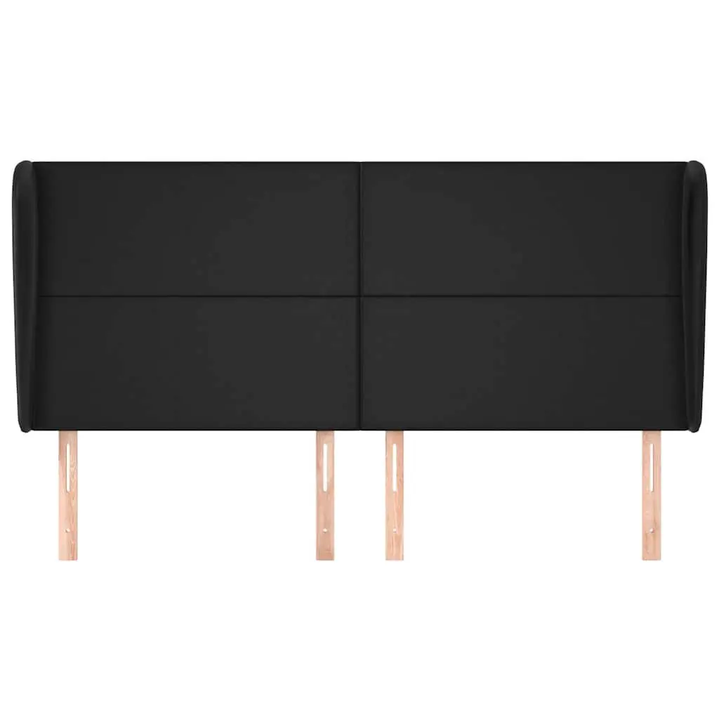 Faux Leather Headboard for Bed 163cm Black
