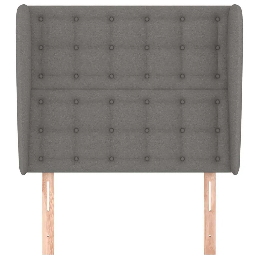 83cm Grey Fabric Headboard with Adjustable Height