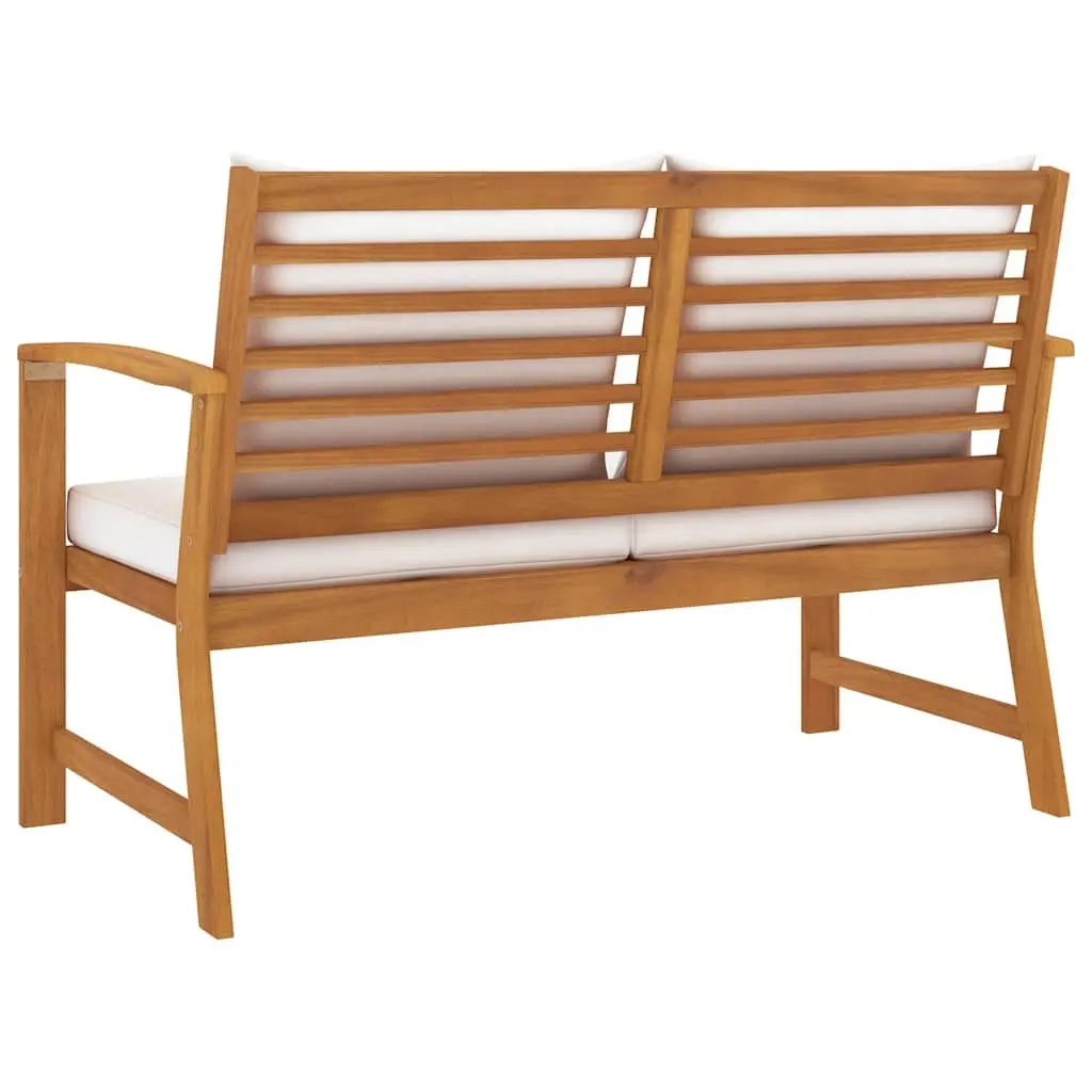 Garden Bench Outdoor Seating 120cm with Cushion