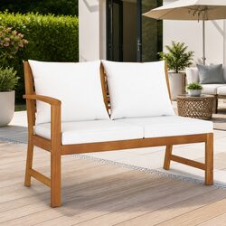 Specifications of Garden Bench 114.5cm with Cream Cushions