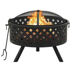 Specifications for 68cm Black Steel Fire Pit