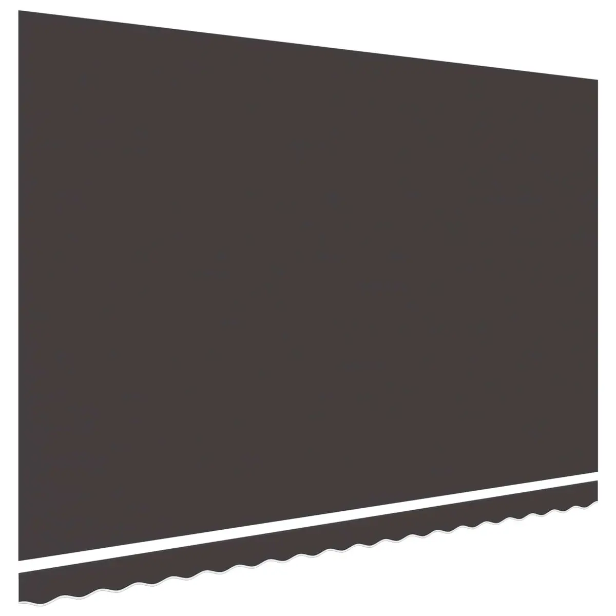 Awning Replacement Fabric 4x3.5m, UV-Resistant Polyester