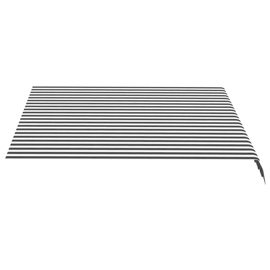 Awning Replacement Fabric for Patio 3x2.5m Polyester Anthracite Sunshade
