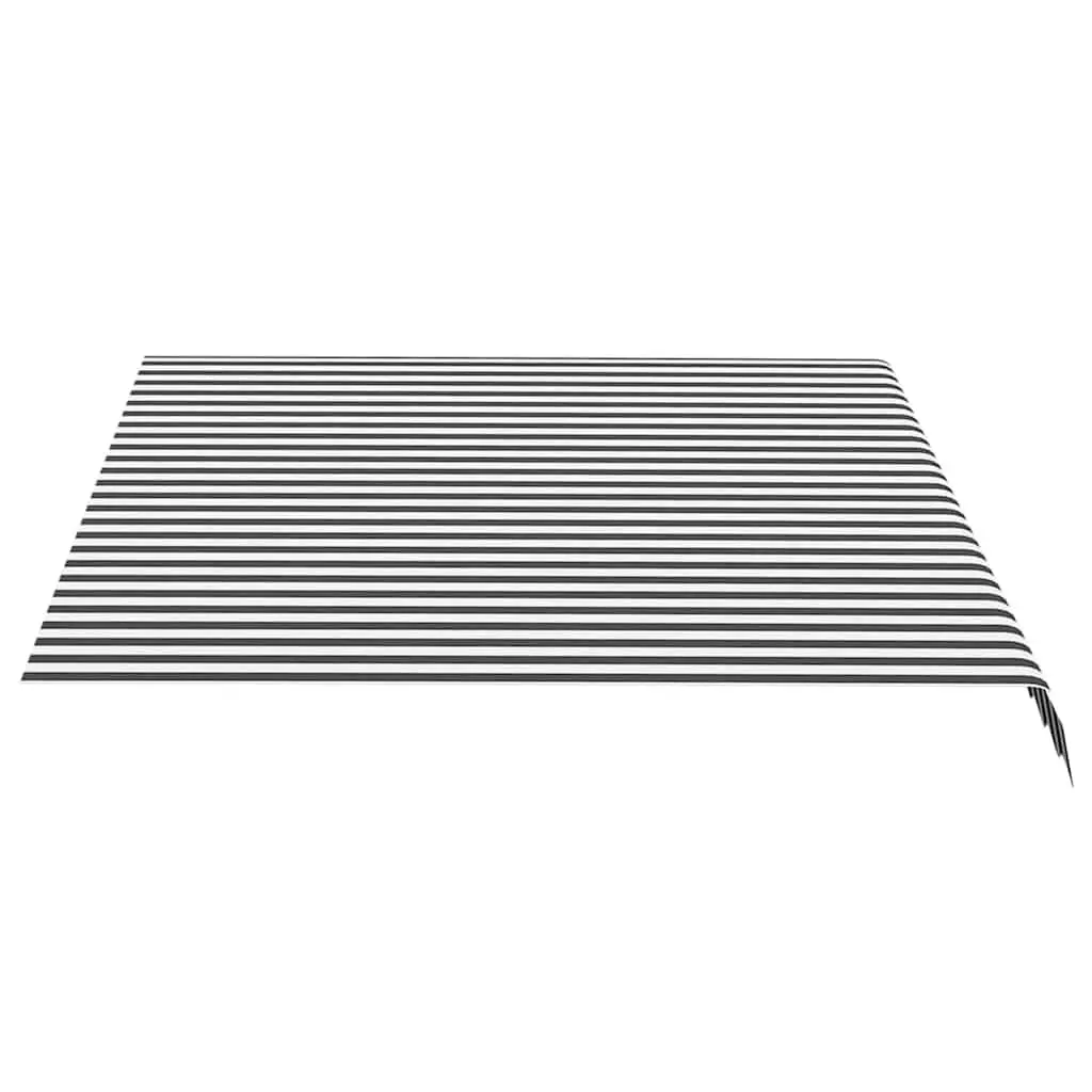 Awning Replacement Fabric Anthracite White 3.5x2.5m Patio Garden Sunshade Top