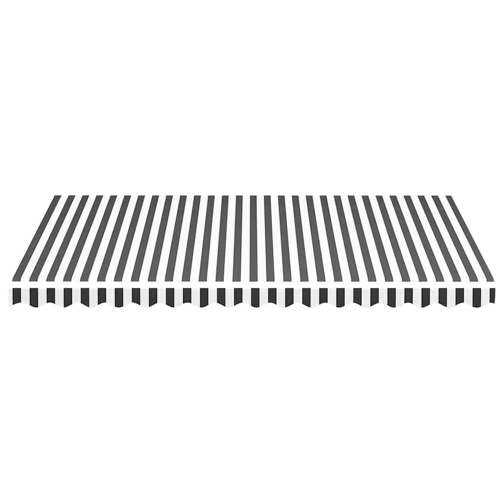 Awning Replacement Fabric for Patio Garden 4x3m Anthracite White