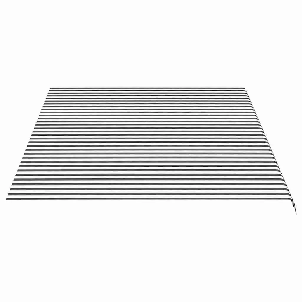 Awning Replacement Fabric Anthracite White 5x3.5m Patio Sunshade Garden Canopy