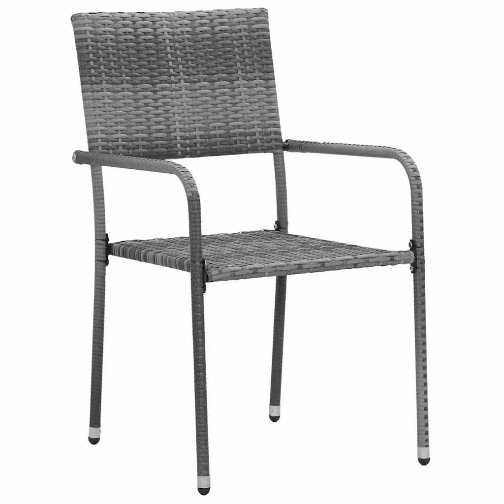 5-Piece Grey Outdoor Dining Set