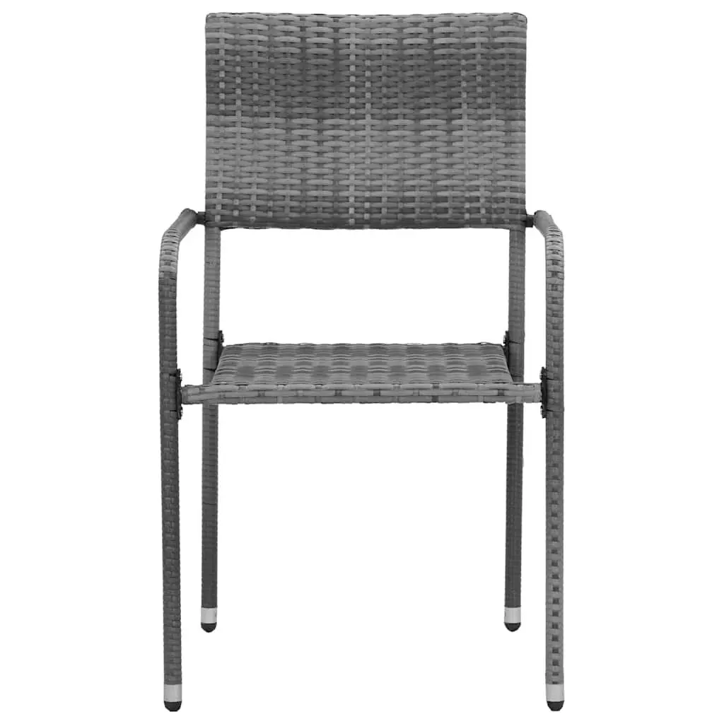 5-Piece Grey Outdoor Dining Set