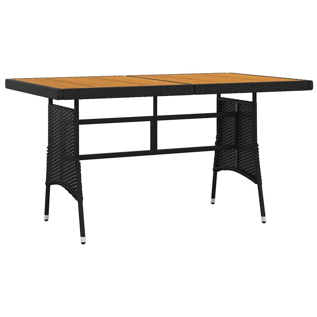 Outdoor Dining Set 5 Piece Patio Garden Furniture Black