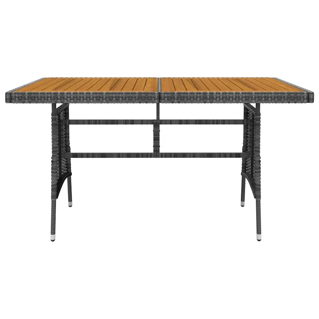 Outdoor Dining Set Patio Garden 5 Piece Grey