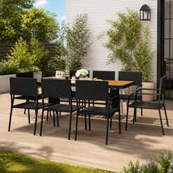 9-Piece Outdoor Dining Set: Specs and Features