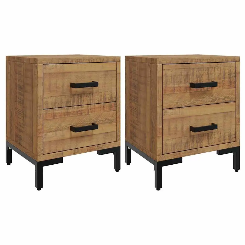 Solid Pine Bedside Cabinet