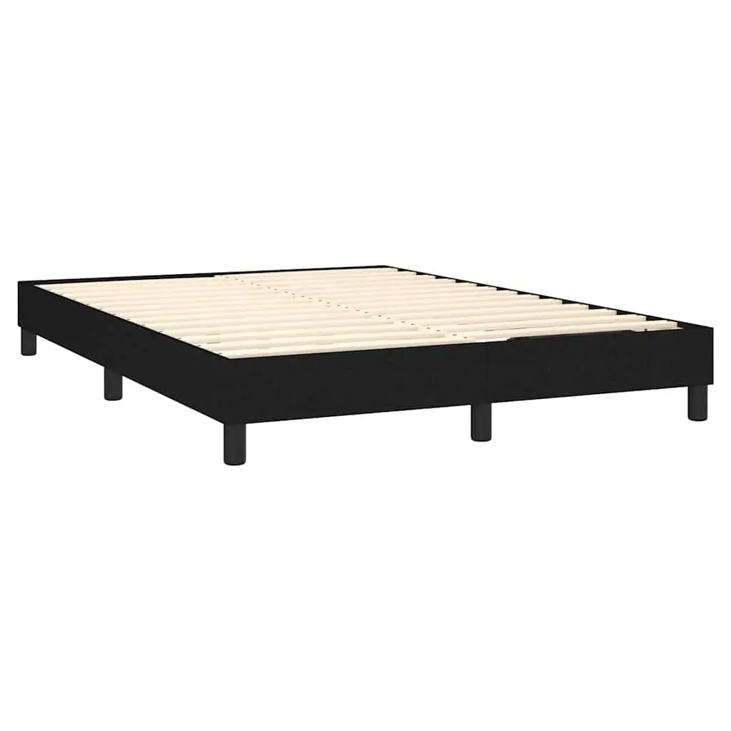 Queen Size Box Spring Bed Frame with Plywood Slats