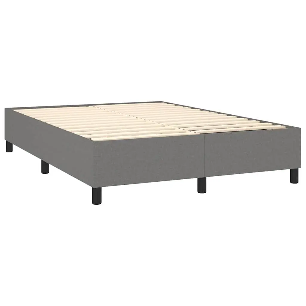 Queen Size Grey Fabric Bed Frame