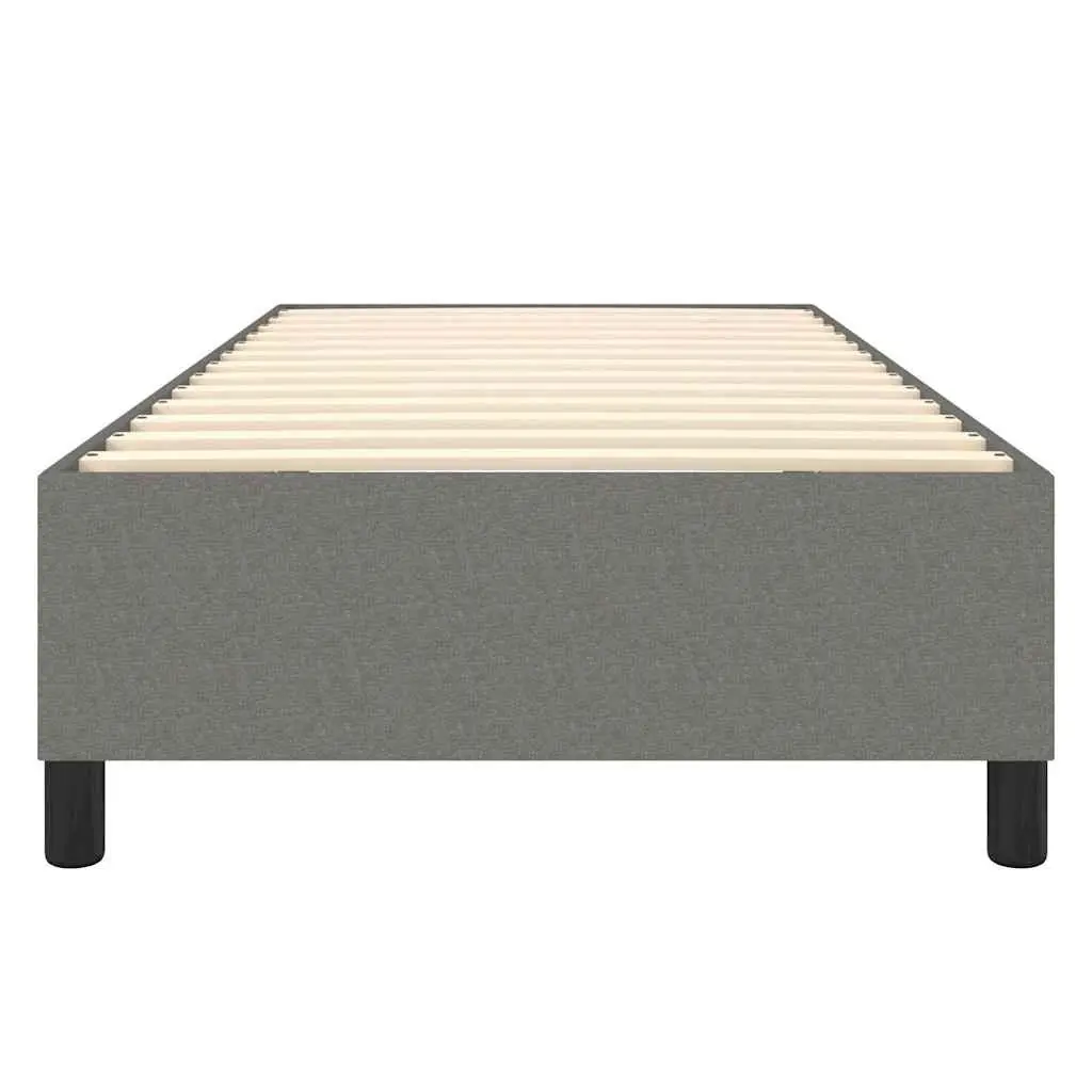 King Single Grey Box Spring Bed Frame