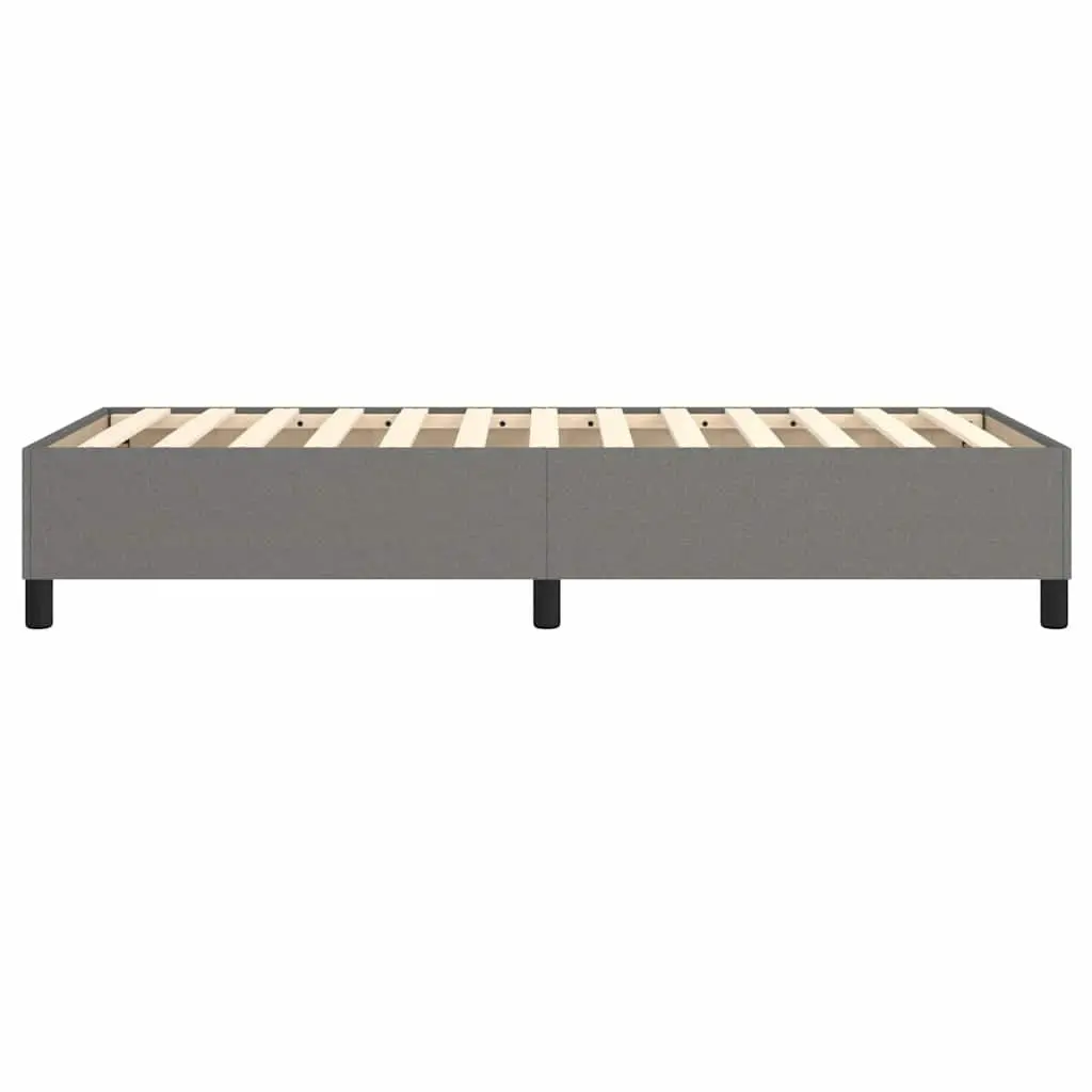 King Single Grey Box Spring Bed Frame