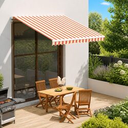 Specifications of Yellow Orange Awning Replacement Fabric 3x2.5m