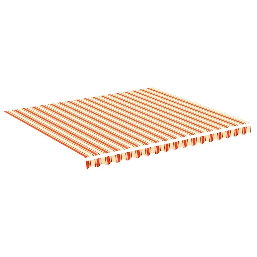 Awning Replacement Fabric 4x3.5m, Yellow/Orange