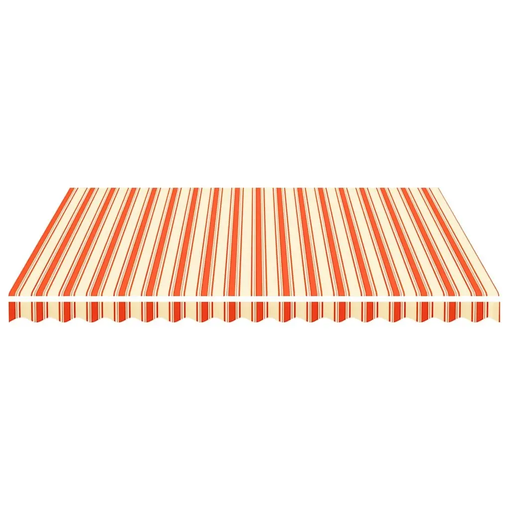 Awning Replacement Fabric 4x3.5m, Yellow/Orange