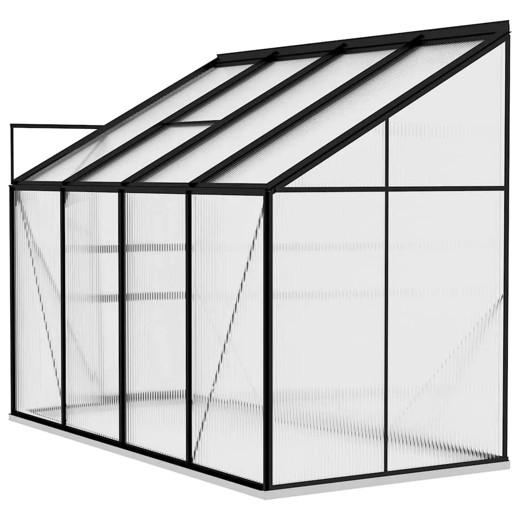 Greenhouse Anthracite Aluminium Garden Plant Shelter 5.24 m³