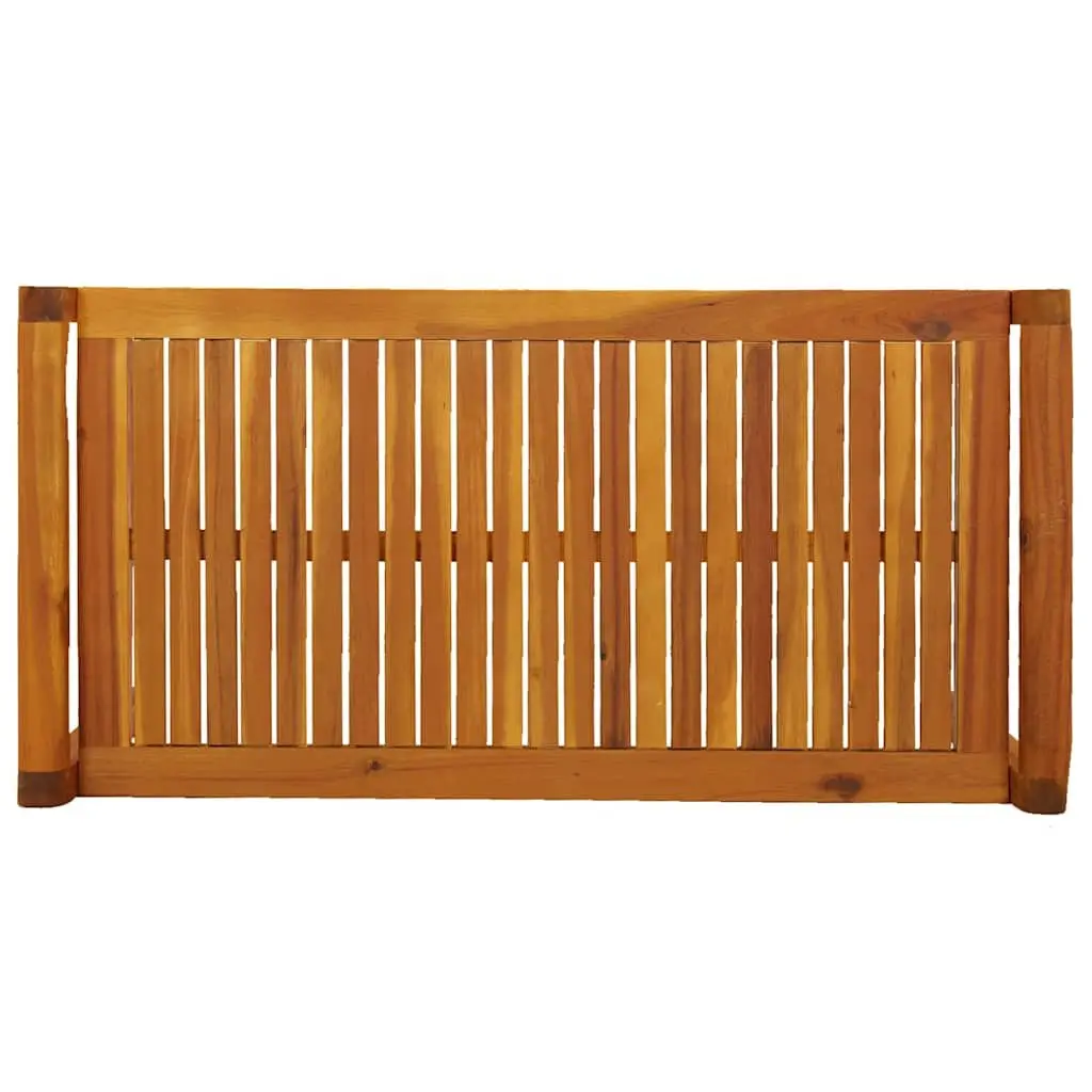 Coffee Table 100x50x50 cm Solid Acacia Wood Slatted Design Side Accent Living