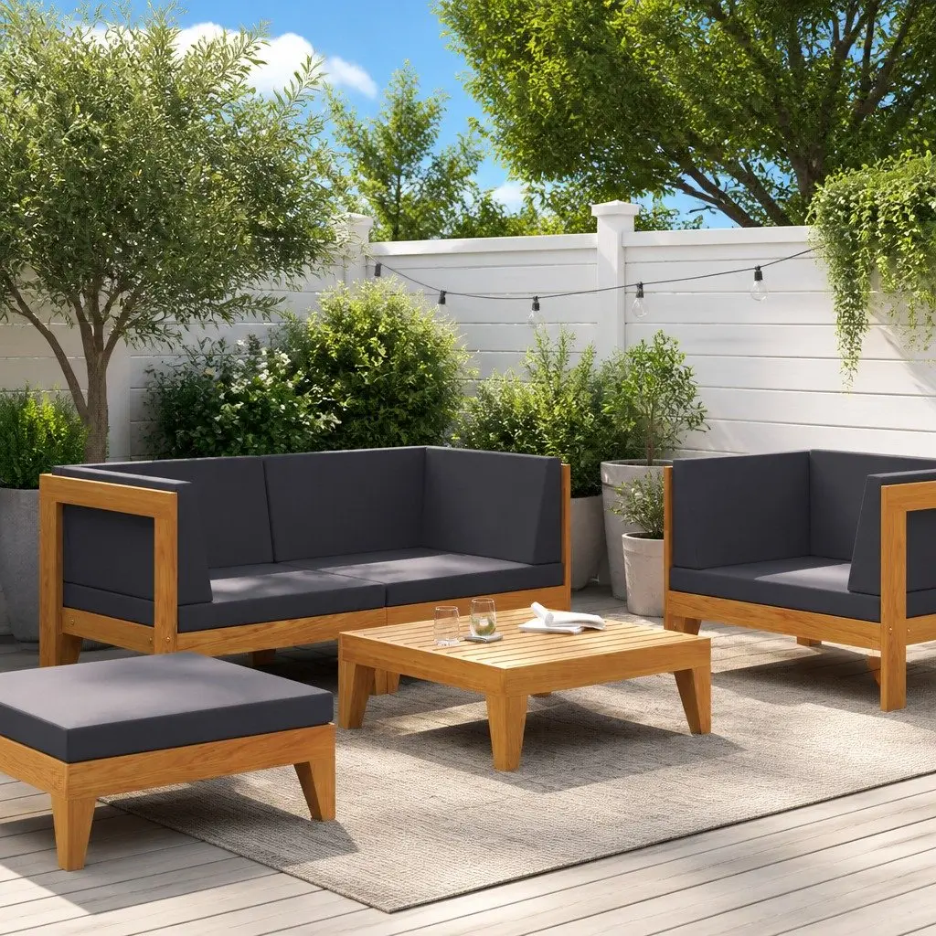 2-Piece Outdoor Sectional Sofa Set