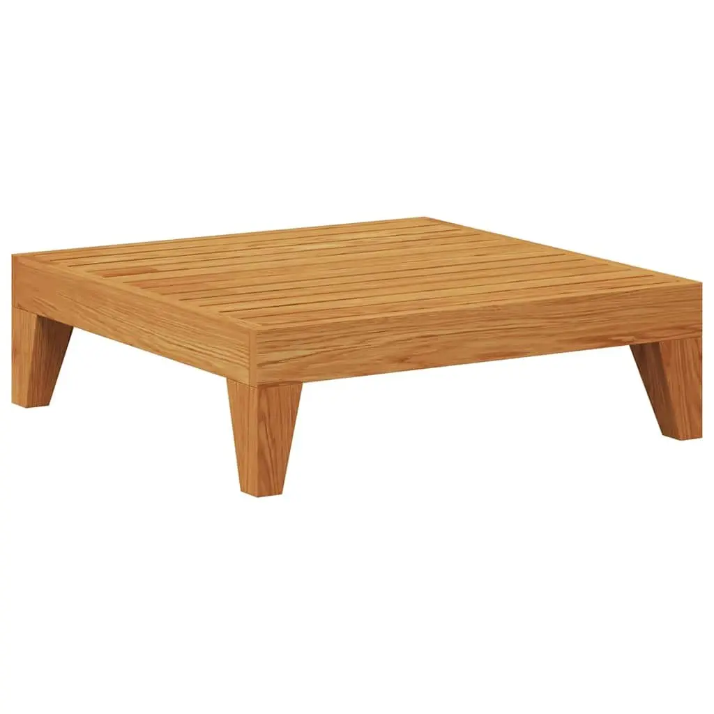 Outdoor Ottoman Footrest with Cushion for Garden Patio Solid Wood