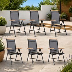 Specifications of 6 Lightweight Folding Garden Chairs
